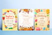 design wedding, birthday and baby shower invitations