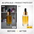enhance, upscale and create ai  product images for  ecommerce ads