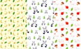 design cute kids seamless textile patterns