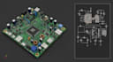 electronics, pcb design with reverse engineering and pcb board