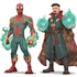 make drawing of super hero character