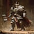 make a warhammer illustration based on your description