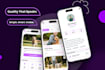 do figma website design, mobile app design UI UX, prototype