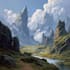 digitally paint fantasy landscape
