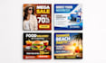 design professional social media posters and ads