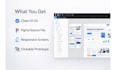 design clean UI UX for website using figma