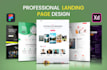 design figma landing page, website UI UX design and figma website