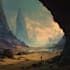 draw a sci fi fantasy landscape  illustration