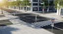 design 3d road, highway, and intersection layouts with sidewalks and roundabouts