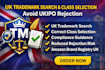 do UK trademark search and UK trademark class selection avoid ukipo rejection