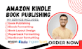 format, publish, upload your book to amazon KDP, ingramspark, lulu, smashwords