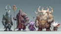 fantasy art creatures and characters