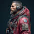 sci fi character illustration or sci fi character