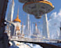 do a futuristic cyberpunk city for you