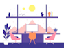 design flat  vector illustrations