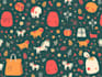 design cute merchandise and patterns