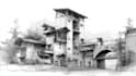 do architectural building freehand drawings