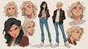 do comic style character designs