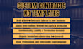 draft enforceable business contracts, ndas and legal agreements