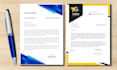 create editable canva letterhead template with source file