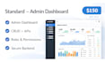 build a laravel admin dashboard with apis
