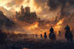 do fantasy concept landscape illustration