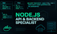 develop node js backend API with database integration