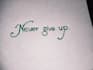 handwrite letters, notes, or assignments in beautiful script