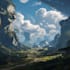 create stunning fantasy and scifi environment concept art