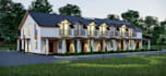 design terrace apartment, unit siteplan,facade elevation layout,urban landscape