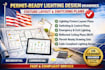 create permit ready lighting design drawing, fixture layout and switching plans