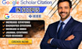 increase google scholar citation, h index, backdated citation in indexed journal