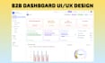 create professional saas admin panel UI UX design