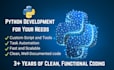 develop python applications or scripts for your needs