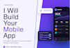 develop a flutter mobile app and responsive web application