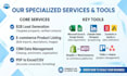 do bulk data entry, web research and virtual assistant tasks