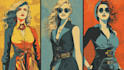 create cool retro comic art design illustration