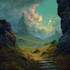 digitally paint fantasy landscape