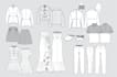 professional fashion tech packs and flat drawings
