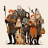 desing your dnd group party illustration