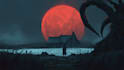 draw dark art illustration