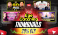 design modern and professional thumbnail
