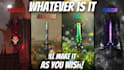 create custom minecraft 3d weapon models for you or server