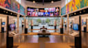 design 3d cgi museum space, art galleries, modern exhibitions, culture space