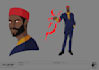 create professional character designs for comic or animation
