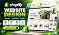 design shopify website, design or redesign and build dropshipping store