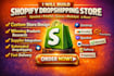 build shopify dropshipping store spocket printful syncee modalyst dropshipping