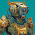 draw a mecha robot art and illustration