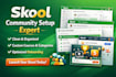 set up your skool community with payments and automations