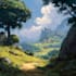 create landscape environment, concept art, bookcover